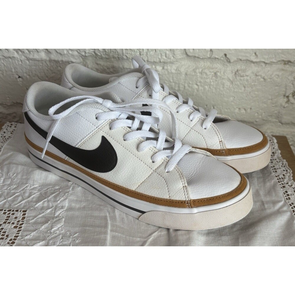 Size 10 - Nike Court Legacy White Desert Ochre